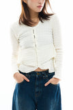 Velier crinkled blouse top