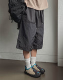 City Double Knee Rivet Bermuda Pants