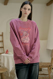 Bunny For Heart Raglan Pigment Sweatshirt