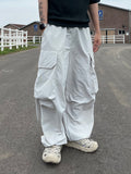 Silver Gray Balloon Pants