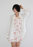 LINEN OVER SLUB SHIRT