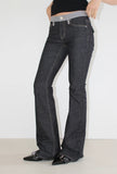 COLOR BLOCK BOOTCUT DENIM