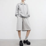 Maryna Button Sweatshirt