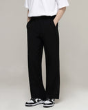 Zipper Semi Wide Banding Slacks