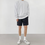 Maron Corduroy Banding Shorts