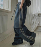 Tern line denim parachute pants