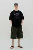 Cargo round half pants