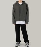 Caff hood zip-up