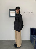 Gaen Basic Cotton Straight Pants