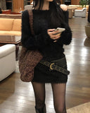 Nahin Leopard Shoulder Bag