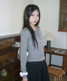 Reker Race Button Sleeveless Layered T-shirt