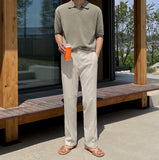 Burnut Coolmax Banding Wide Slacks