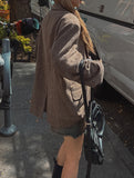(WOOL 30%) Kona Herringbone Classic Blazer