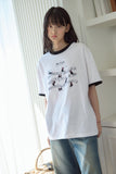 Cats Music Ringer Short Sleeve Tee