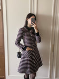 Cloned Tweed A-Line Jacket One Piece