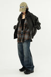 Clair vegan leather over jumper