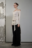 MIRA KNIT WRAP SKIRT