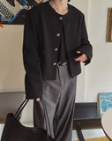 Folding tweed jacket