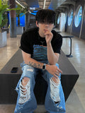 Bet Vintage Wide Denim Jeans