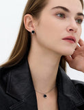 Penidor NEW Silver (W) Earrings Onyx