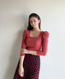 Liabel Square Neck Puff T-shirt