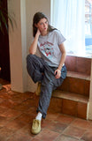 Irloop Cat Crop Short Sleeve Tee