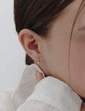 Precise Silver (W) One-Touch Earrings S