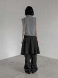 Lumen Scarf Shawl Knit Vest