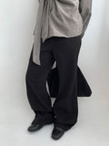 Pigenpi Cotton Semi Bootcut Pants