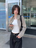 Cardan Pocket Slim Bomber Semi-Crop Jacket
