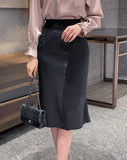 Arnel Unbalanced Slit Mermaid Skirt