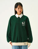 LUCKY CLOVER Color Matching Sweatshirt