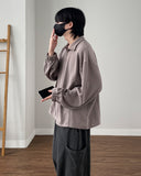 Skin Half Neck Knit Sweatshirt
