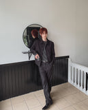 Bonnen Striped Flare Slacks