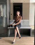 Hollin Tie Blouse