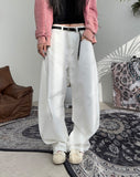 Sehen Curved Wide Cotton Pants