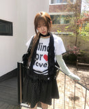 Kitsch Love Lettering Short Sleeve