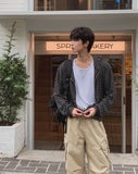 Benny Striped Hood Zip-Up