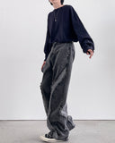 Saint Black Curve Wide Denim