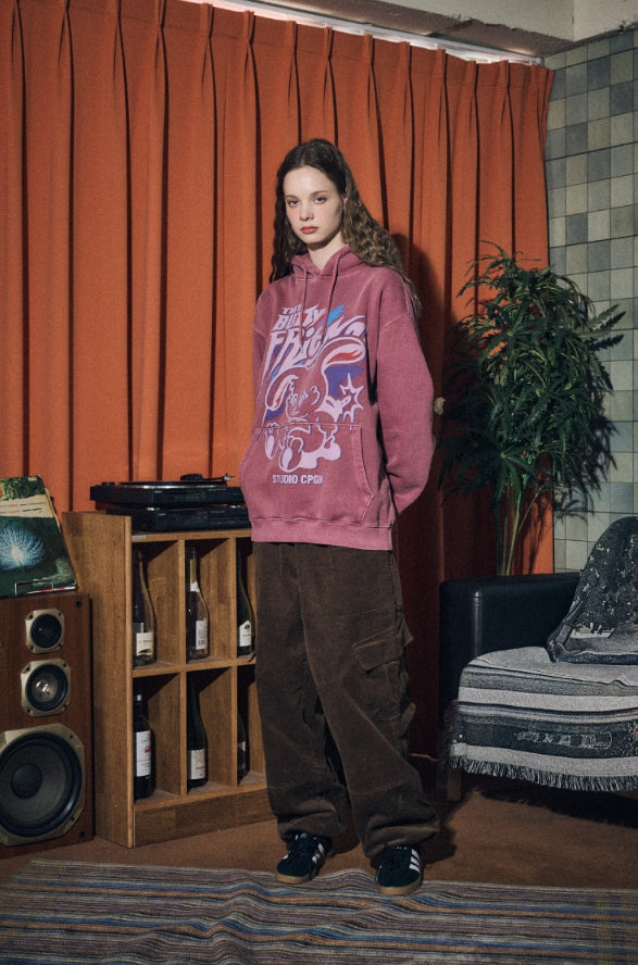 ★CPGN STUDIO★送料込み★大人気★Buzzy Bunny Pigment Hoodie CPGN STUDIO (コンパーニョ) - バジーバニーピグメントフーディ