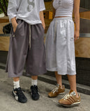 [U-BASIC] Side Snap Bermuda Training Pants
