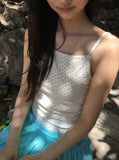 Hatil Floral Ribbed Sleeveless