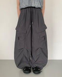 Hube Summer Banding Wide Cargo Pants