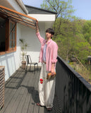 Corna Two Pintuck Wide Slacks