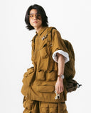 [AG] Slather Utility Pocket Half Shirt