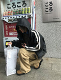 LINE HOOD LEATHER JP