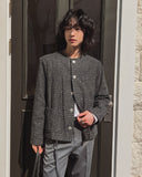 Proi Denim Tweed Round Jacket