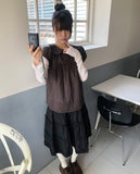Hanyu Frill Midi Skirt