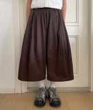 Rickett Keyring Pintuck Cotton Bermuda Pants