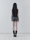 [mnem] Napoleon Detail Shorts